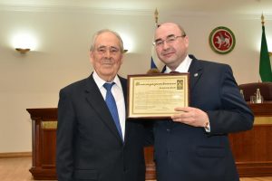 Radif Zamaletdinov thanked for assisting in implementing projects with Yanarysh Foundation