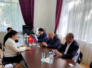 Cooperation discussed with Diplomatic Academy of Kyrgyzstan