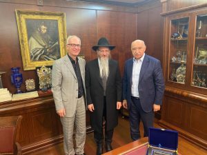 Rector Ilshat Gafurov met with Chief Rabbi of Russia Berel Lazar