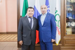 KFU visited by leadership of Salymbekov University