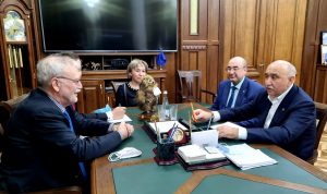 Rector Ilshat Gafurov met with Associated Secretary-General of the Permanent International Committee of Linguists Camiel Hamans