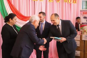 Kazan University donated over 2,000 books to a secondary school in Khujand, Tajikistan
