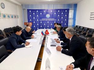 Rector Ilshat Gafurov and Vice-Rector for Education Timirkhan Alishev met with representatives of the Ministry of Education and Science of Kyrgyzstan