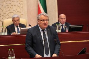 Interim Rector Dmitry Tayursky presented Kazan University’s achievements to State Council (Parliament) of Tatarstan