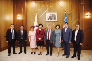 Delegation of the Institute of International Relations visiting Uzbekistan