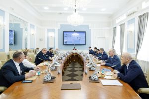 Acting Rector Dmitry Taursky met with representatives of Ontustik Corporation
