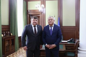Talks held with Rector of Karaganda Buketov University Nurlan Dulatbekov