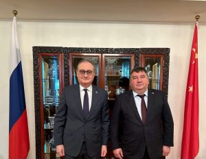 Rector Lenar Safin discusses pertinent issues with Ambassador of Russia to the People’s Republic of China Igor Morgulov