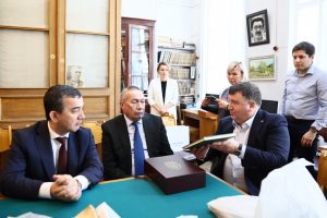 Rector Lenar Safin meets with Governor of Jizzakh Region Ergash Saliev