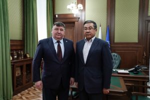 Rector meets Governor of Abai Oblast Nurlan Urankhaev
