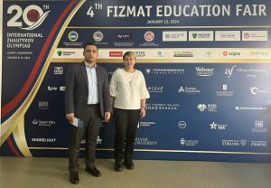 University represented at FIZMAT Education Fair 2024 in Almaty, Kazakhstan
