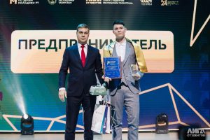 Andrey Shishov talks about his Entrepreneur of the Year award at 19th Student of the Year in Tatarstan ceremony
