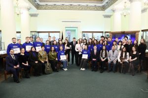 Rector Lenar Safin meets activists on Russian Student Day