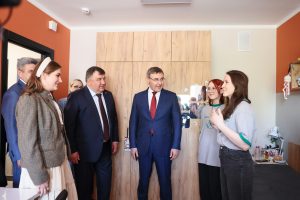 Minister of Science and Higher Education of Russia Valery Falkov visited newly renovated dormitory