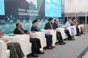 Topical Issues of Developing Cooperation in Science and Education between Russia and the Islamic Countries panel session held by Ministry of Science and Higher Education of Russia and KFU at KazanForum 2024