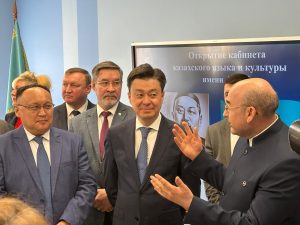 Abai Qunanbaiuly Room of Kazakh Language and Culture opened at the Institute of Philology and Intercultural Communication