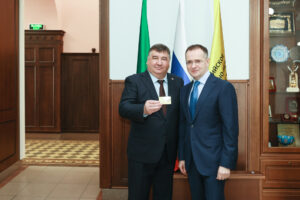 Rector Lenar Safin meets with Aide to the President of Russia Vladimir Medinsky