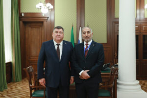 Rector Lenar Safin’s meeting with Rector of Bahria University, Vice Admiral Abid Hameed