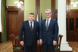 Rector Lenar Safin met with Russian Federation’s Ambassador to Egypt Artur Lyukmanov