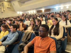 International students of the Institute of Geology and Petroleum Technologies get to know migration rules and regulations